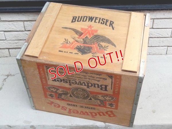 画像1: dp-141101-05 Budweiser / 70's Wood Box