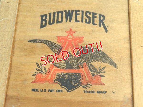 画像2: dp-141101-05 Budweiser / 70's Wood Box