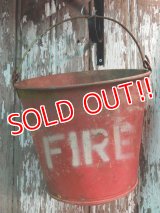 dp-141201-13 Vintage Steel Bucket (FIRE)