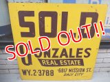 dp-141201-09 Gonzales Real Estate / Vintage Wood Sign