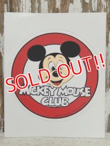 ct-141201-06 Mickey Mouse Club / 60's-70's Sticker