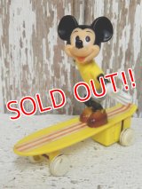 ct-141209-39 Mickey Mouse / Azrak-Hamwat Int'l 1978 Skateboard Toy