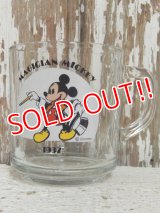 gs-141217-09 Mickey Mouse /  Anchor Hocking 70's Mug "Magician Mickey"