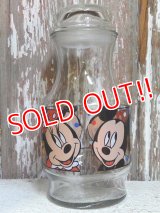 gs-141217-12 Mickey,Minnie & Donald / 90's Glass Jar