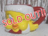 ct-150101-49 Tweety (Santa) / Applause 1996 Ceramic Face Mug