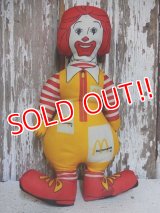 ct-150127-08 McDonald's / Ronald McDonald's 70's-80's Pillow doll (Korea)