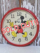 ct-150206-12 Mickey Mouse / Lorus Quartz 80's-90's Wall Clock