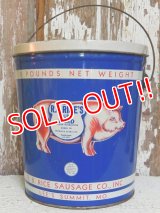 ct-150210-09 R.B.Rice Sausage Company / 50's Lard Tin Can