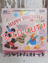 ct-150519-32 Walt Disney's / HAPPY BIRTHDAY 70's Record