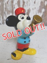 ct-150720-31 Mickey Mouse / 80's Ceramic Figure (Korea)