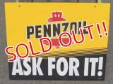 dp-150811-06 Pennzoil / 90's w-side Metal sign