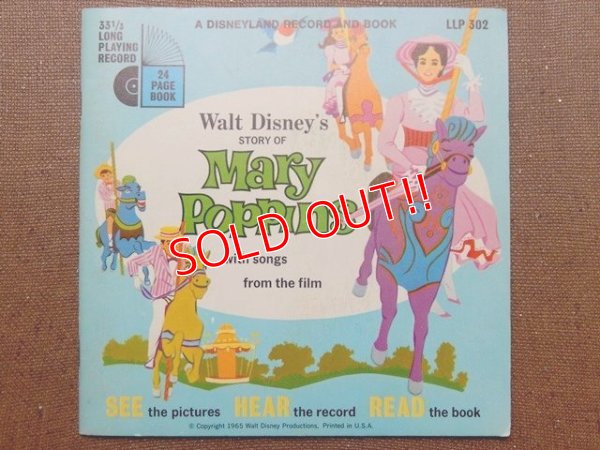 画像1: ct-150818-29 Mary Poppins / 60's Record and Book