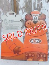 ct-150901-09 A&W / Great Root Bear 80's-90's Paper Box