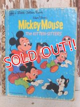 ct-150526-36 Mickey Mouse / The Kitten Sitters Little Golden Book