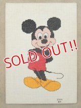 ct-150901-52 Mickey Mouse / 80's Cross Stitch