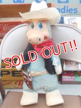 ct-151014-54 Quick Draw McGraw / Knickerbocker 50's Rubber Face Doll