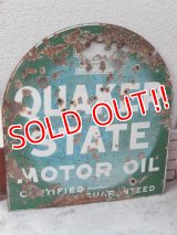 dp-151025-01 Quaker State / 30's-40's Metal Sign