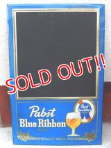 dp-151104-07 Pabst Blue Ribbon / 70's〜 Menu Board Sign