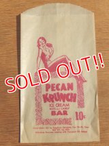 dp-160401-48 Pecan Krunch Ice Cream Vintage Paper Bag