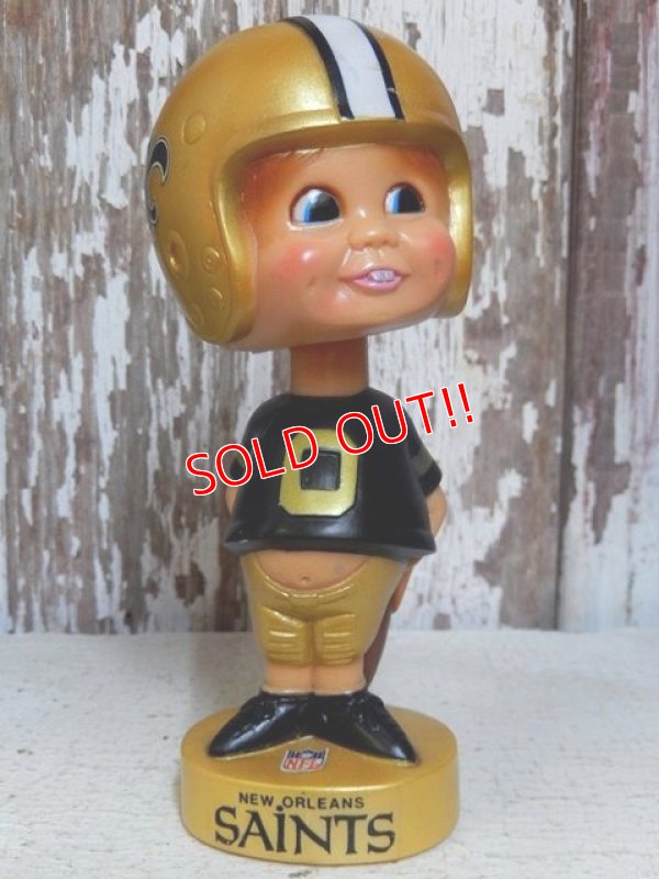 画像1: ct-160309-55 NFL 70's Bobble Head "New Orleans Saints"