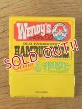 mt-150218-04 Wendy's / Vintage Match Book