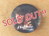 pb-141101-613 A Nightmare ON ELM STREET / Freddy Krueger 80's Pinback