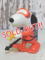 ct-160601-22 Snoopy / Schleich 80's PVC "Scuba"