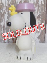 ct-160601-23 Snoopy / 80's Vinyl Squeak Toy "Snoopy & Woodstock"