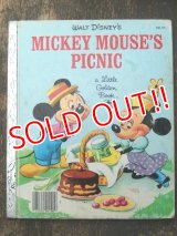 bk-160615-19 Mickey Mouse's Picnic / 80's Little Golden Book