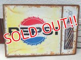 dp-160706-01 PEPSI / 60's W-side Metal Sign