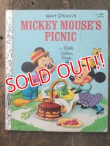 bk-160706-16 Mickey Mouse's Picnic / 80's Little Golden Book