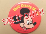 ct-160901-20 Walt Disney World / 70's Mickey Mouse Pinback