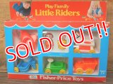 ct-161001-21 Fisher-Price / 1974 Play Family Little Riders Box