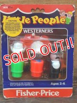 fp-161001-20 Fisher-Price / 80's Little People "Westerners"