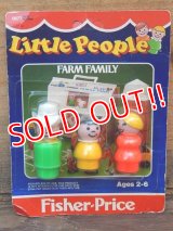 fp-161001-18 Fisher-Price / 80's Little People "Farm Family"