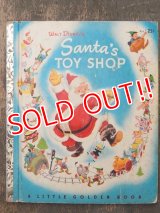 bk-160706-07 Walt Disney's SANTA'S TOY SHOP / 50's Picture Book