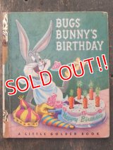 bk-160706-07 Bugs Bunny Birthday / 50's Picture Book