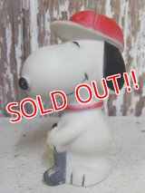 ct-161110-11 Snoopy / 70's-80's Vinyl Squeak Toy "Golf"