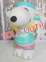 ct-161110-12 Snoopy / 80's Vinyl Squeak Toy "Aerobics"