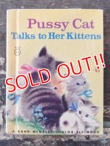 bk-170301-03 Pussy Cat Talks to Her Kittens / Vintage ELF Books