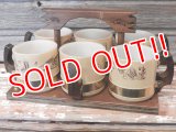 kt-170301-06 Anchor Hocking × Siesta Ware / 1960's-1970's Western Mug Set