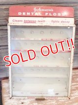 dp-170401-01 Johnson & Johnson / Vintage Dental Floss Display Rack