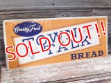 dp-170403-02 TOWN TALK BREAD / 1956 Metal Sign