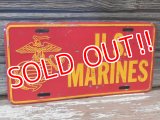 dp-170403-03 U.S.MARINES 1980's〜Lisence Plate