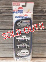 dp-170404-07 Golden Wheels / diet PEPSI Die Cast Metal Car 5Pack