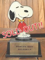 ct-170511-21 Snoopy / AVIVA 70's Trophy "World's Best Salesman"