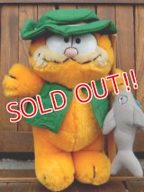 ct-170605-24 Garfield / R.DAKIN 1980's Plush Doll "Fisherman"