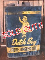 dp-170803-16 Dutch Boy / Vintage Pure Linseed Oil Can 