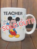 ct-170803-50 Walt Disney World / 1980's "TEACHER" Mug