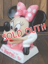 ct-170901-68 Minnie Mouse / 1980's Bust Up Coin Bank